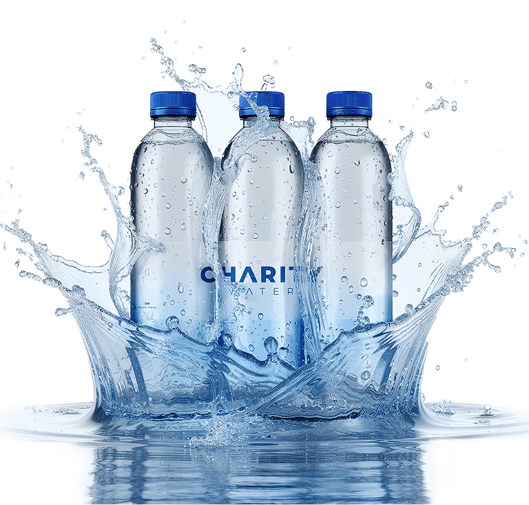 Charity Water bottles